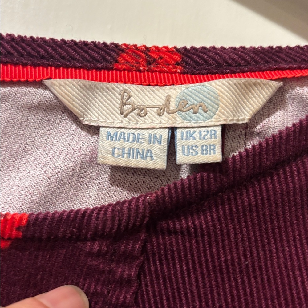 Corduroy 3/4 dress. - Picture 3 of 8